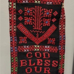 Palestinian hand made wall  hanging deco